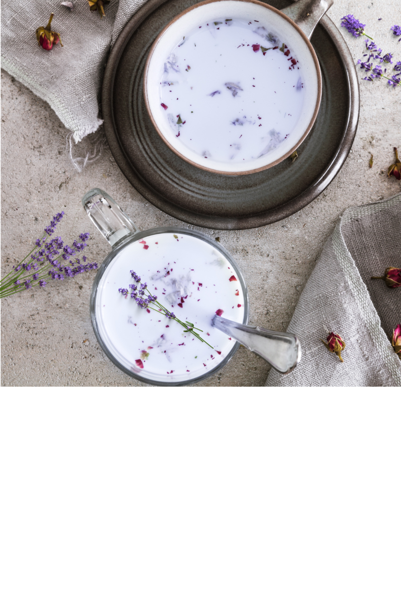 Lavender Moon Milk for Better Sleep